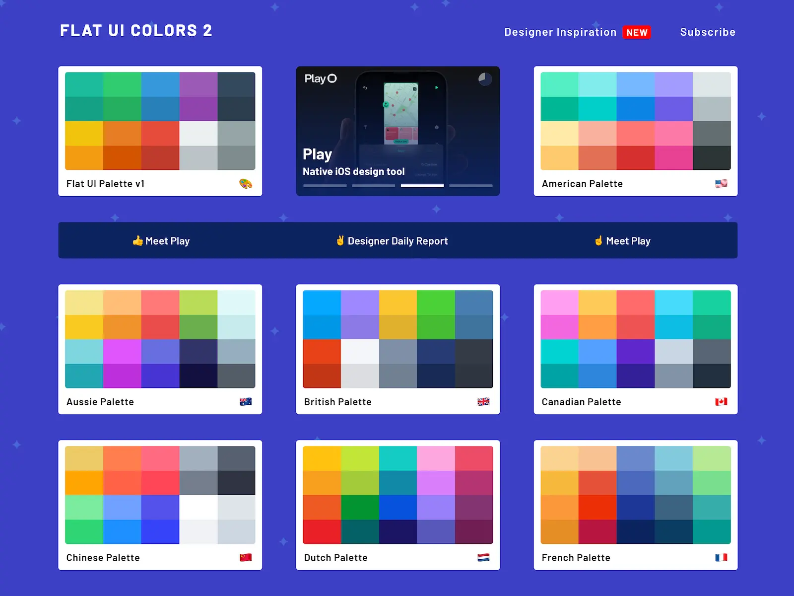 Flat UI Colors website